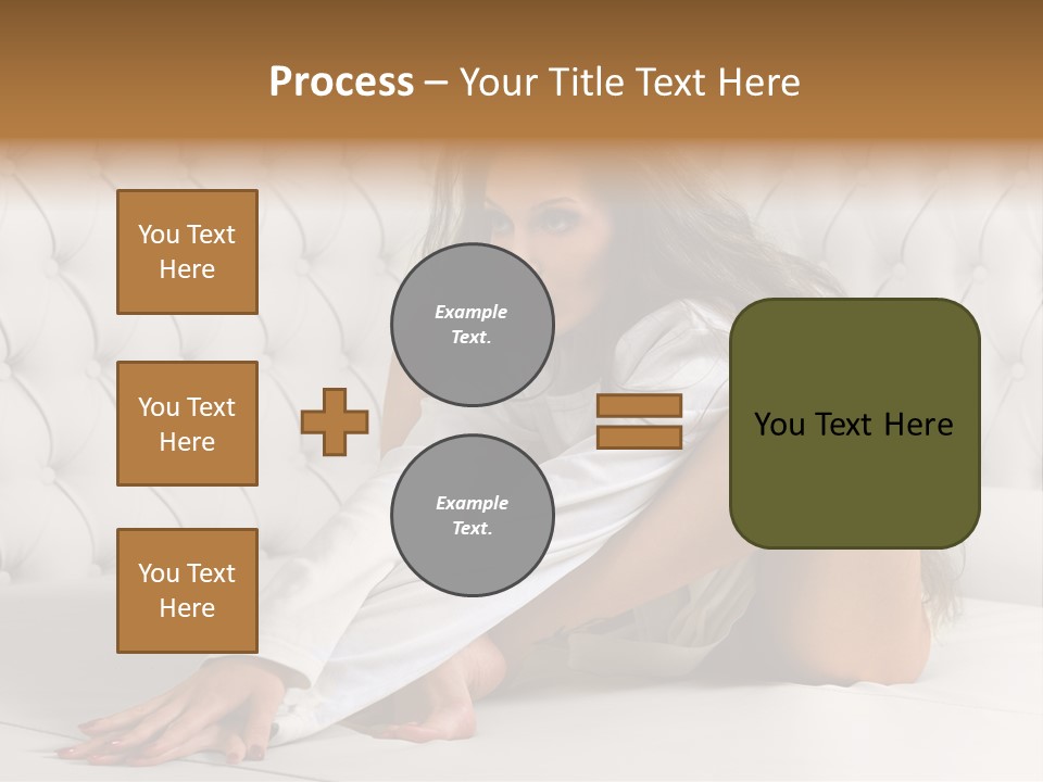 Nude Shy Shapely PowerPoint Template