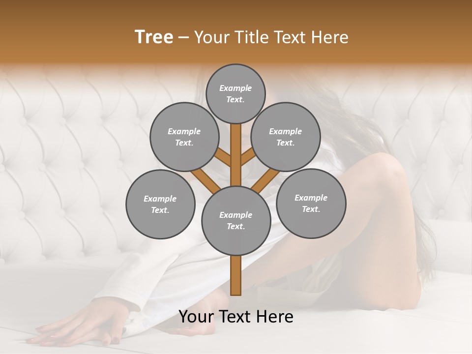 Nude Shy Shapely PowerPoint Template