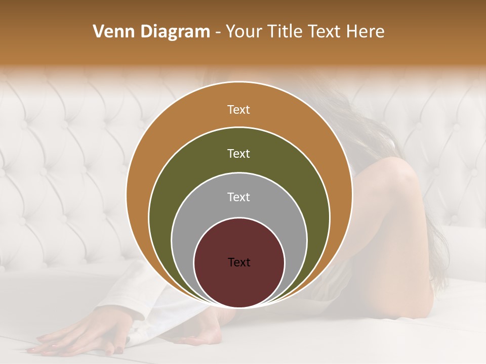 Nude Shy Shapely PowerPoint Template