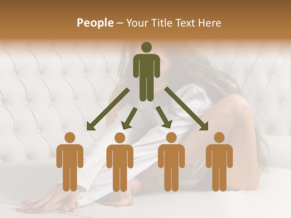 Nude Shy Shapely PowerPoint Template