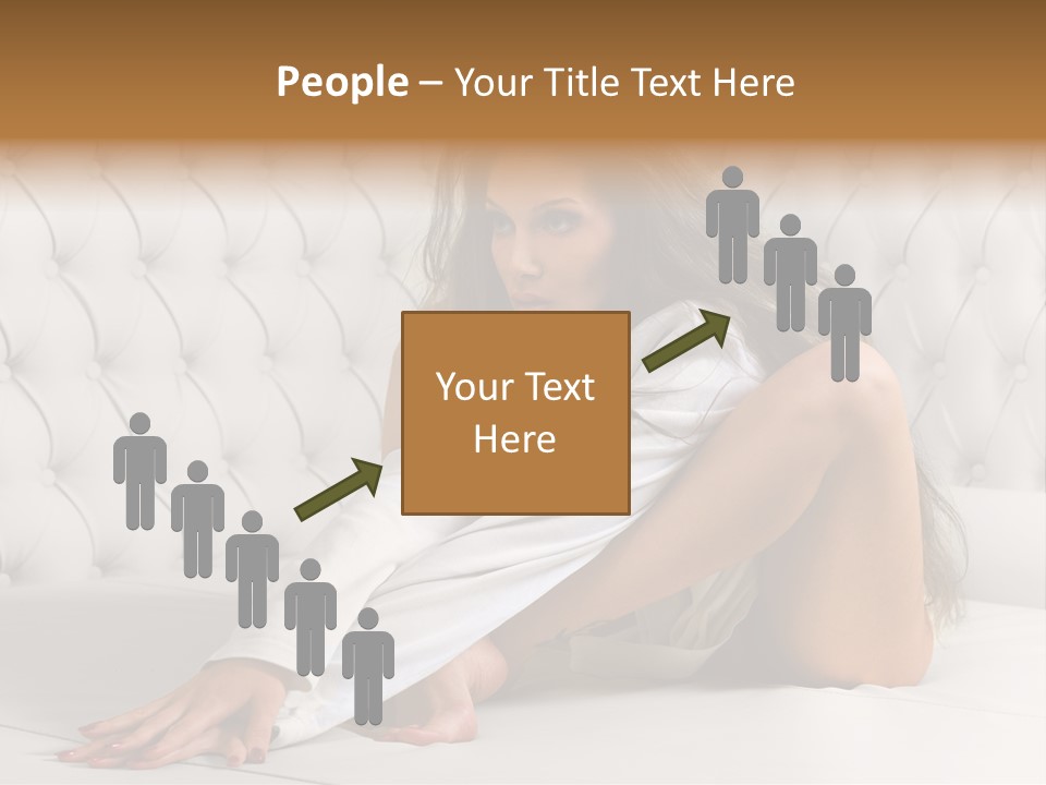 Nude Shy Shapely PowerPoint Template