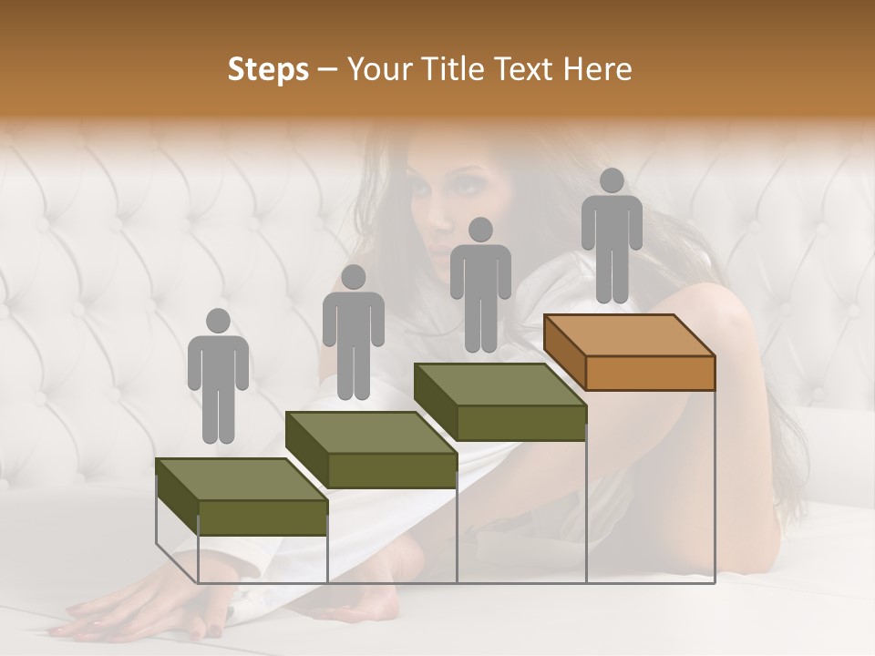 Nude Shy Shapely PowerPoint Template