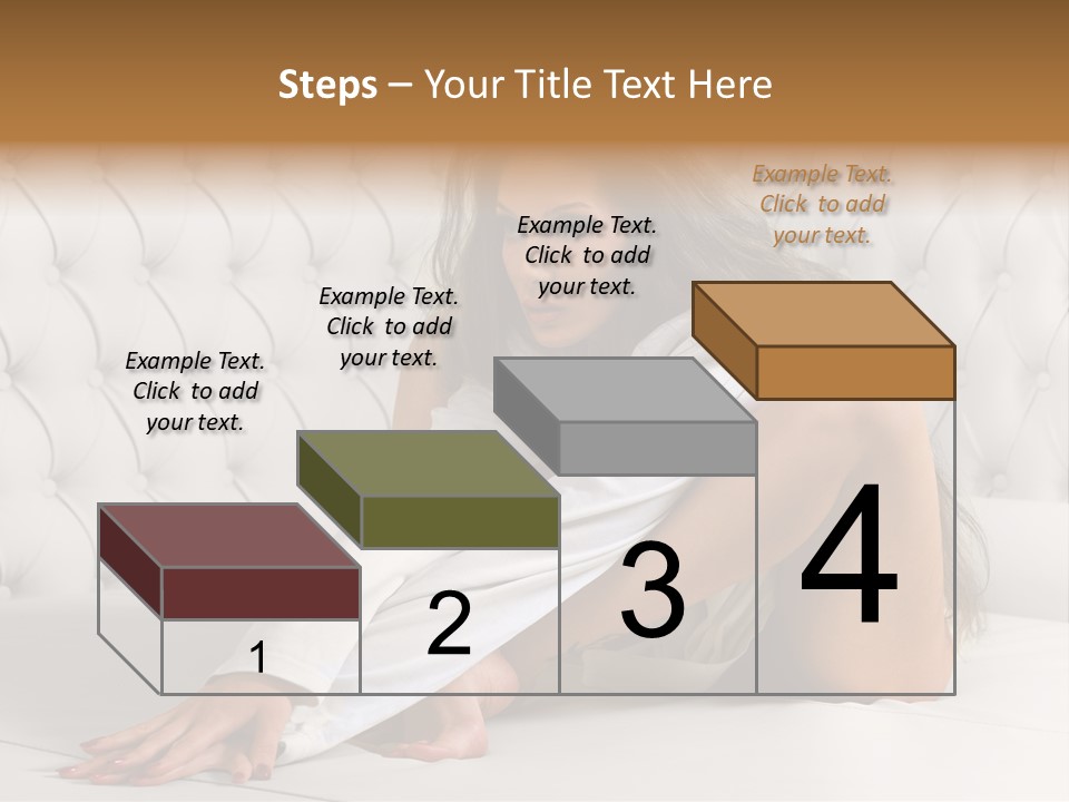 Nude Shy Shapely PowerPoint Template