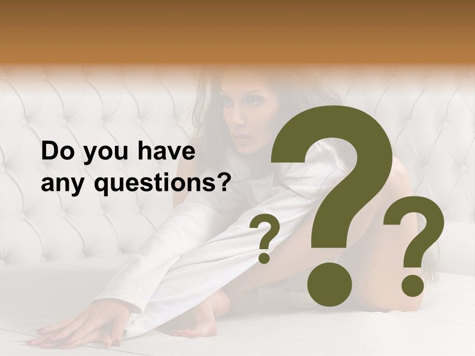 Nude Shy Shapely PowerPoint Template