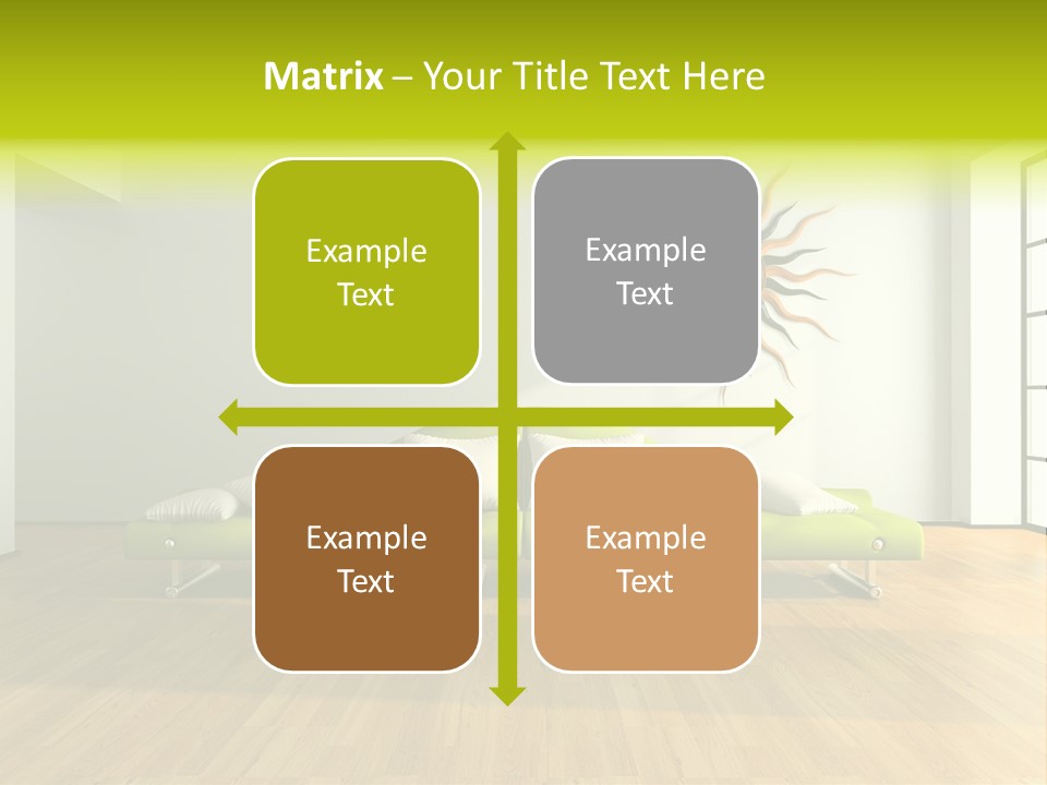 Drawingroom Shade Decor PowerPoint Template