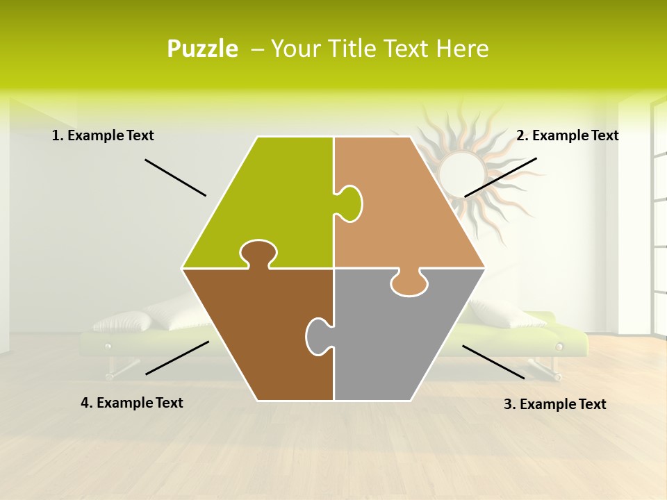 Drawingroom Shade Decor PowerPoint Template