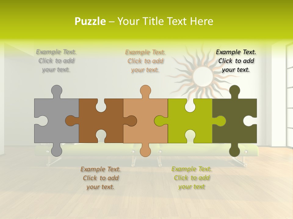 Drawingroom Shade Decor PowerPoint Template