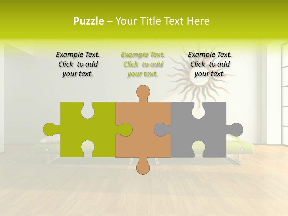 Drawingroom Shade Decor PowerPoint Template