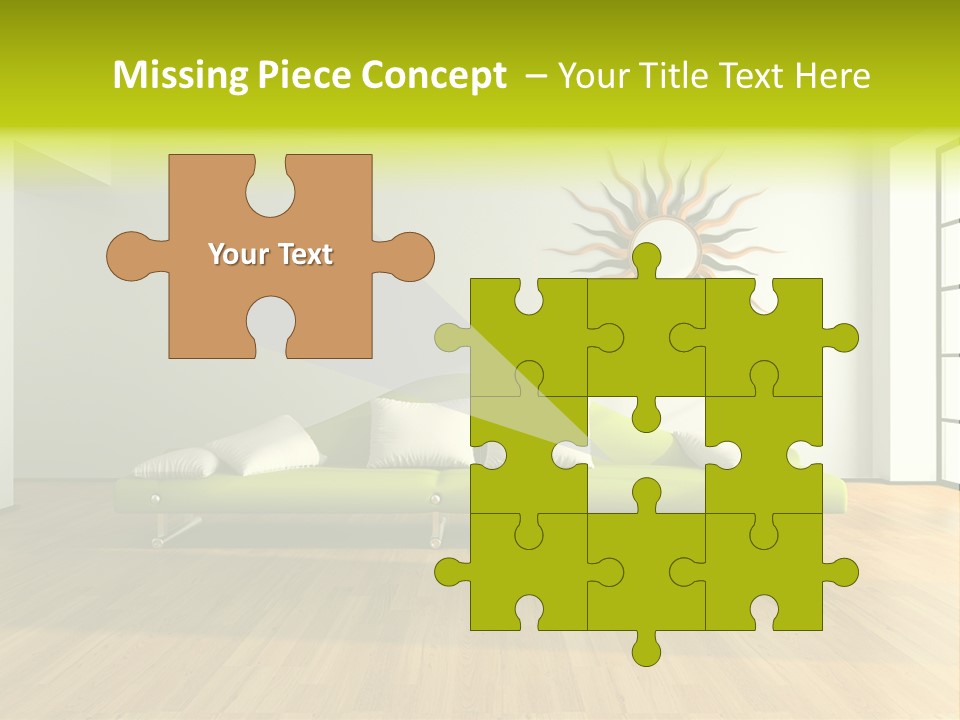 Drawingroom Shade Decor PowerPoint Template