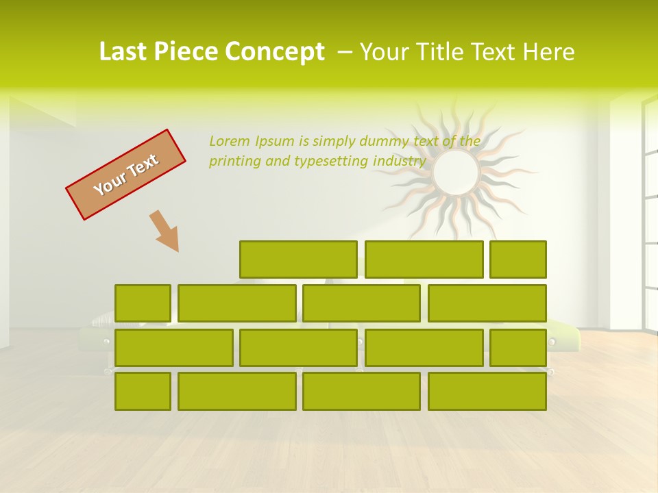 Drawingroom Shade Decor PowerPoint Template