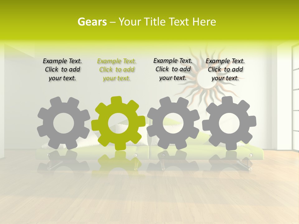 Drawingroom Shade Decor PowerPoint Template