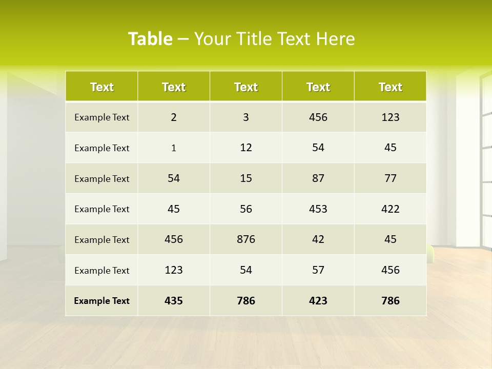 Drawingroom Shade Decor PowerPoint Template