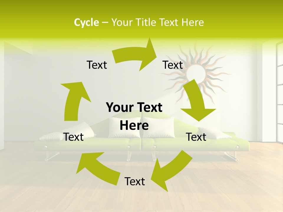 Drawingroom Shade Decor PowerPoint Template