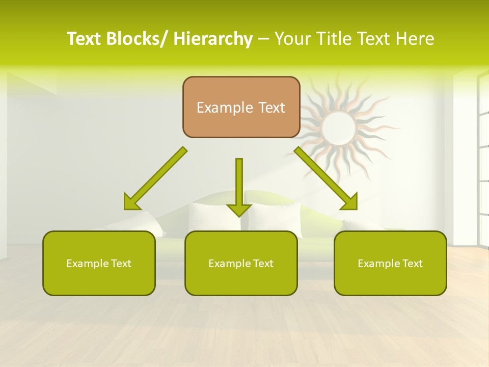 Drawingroom Shade Decor PowerPoint Template
