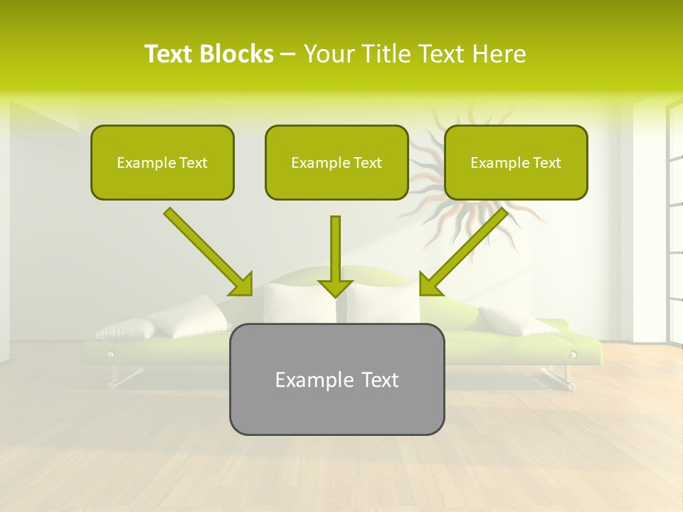 Drawingroom Shade Decor PowerPoint Template