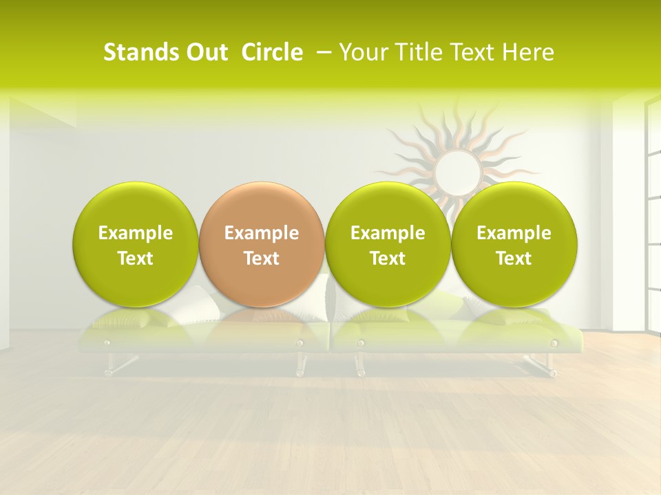 Drawingroom Shade Decor PowerPoint Template