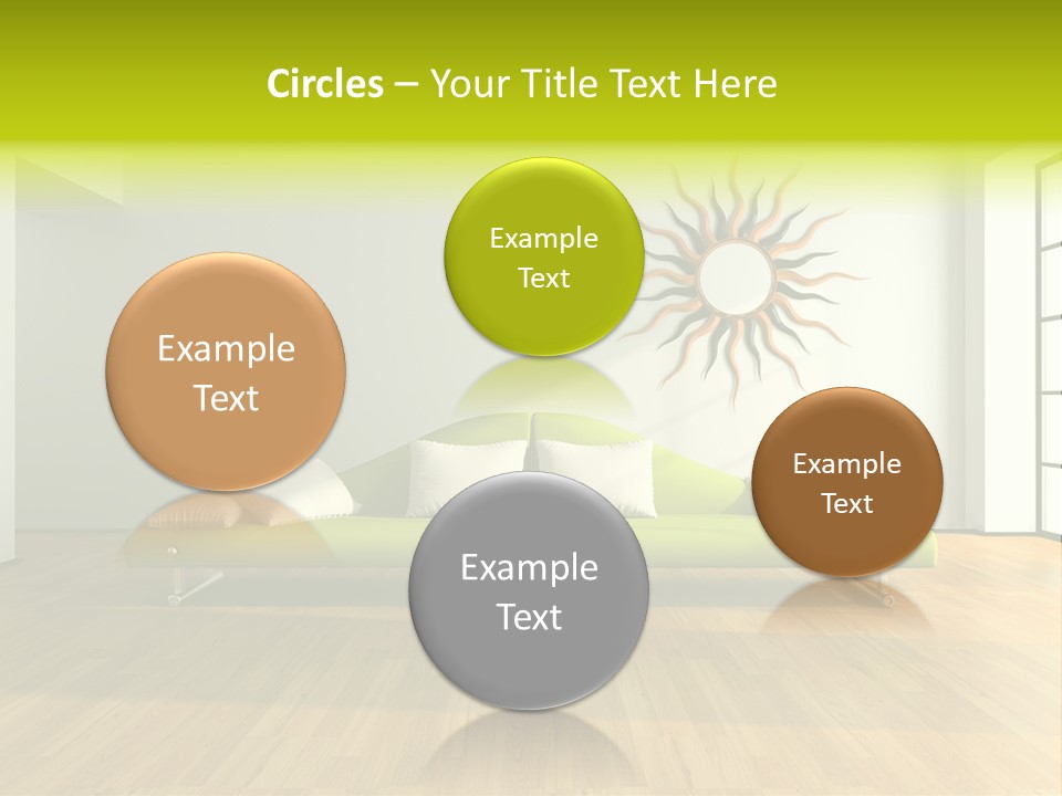 Drawingroom Shade Decor PowerPoint Template