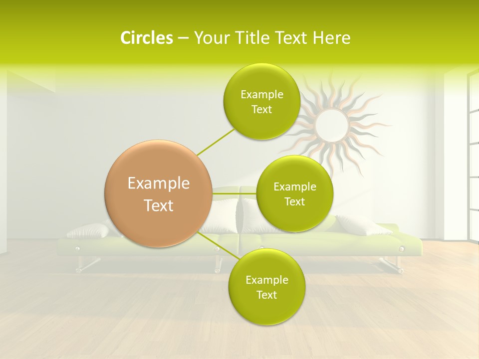 Drawingroom Shade Decor PowerPoint Template