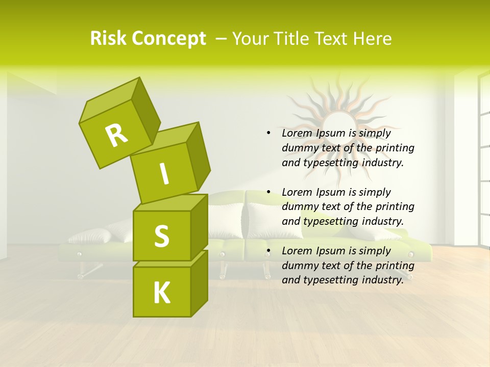 Drawingroom Shade Decor PowerPoint Template