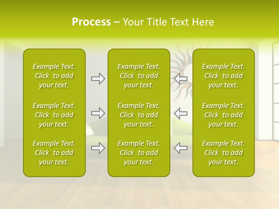 Drawingroom Shade Decor PowerPoint Template