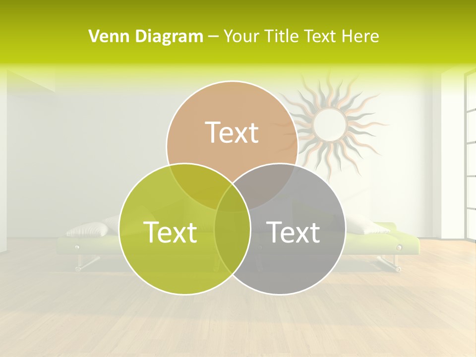 Drawingroom Shade Decor PowerPoint Template