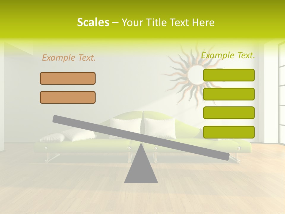 Drawingroom Shade Decor PowerPoint Template