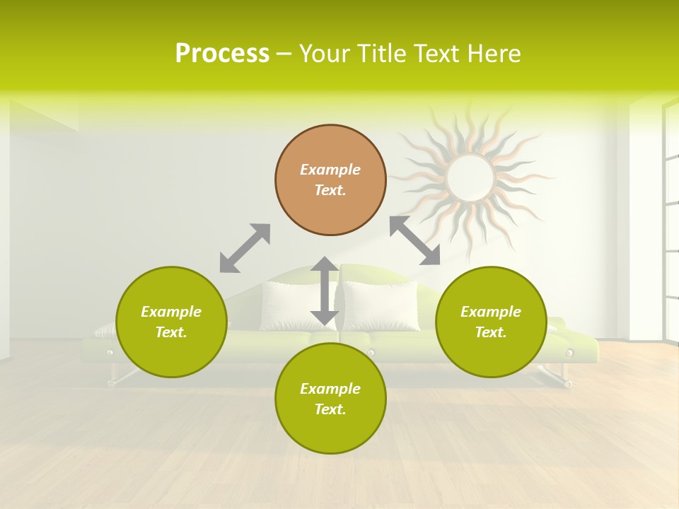 Drawingroom Shade Decor PowerPoint Template