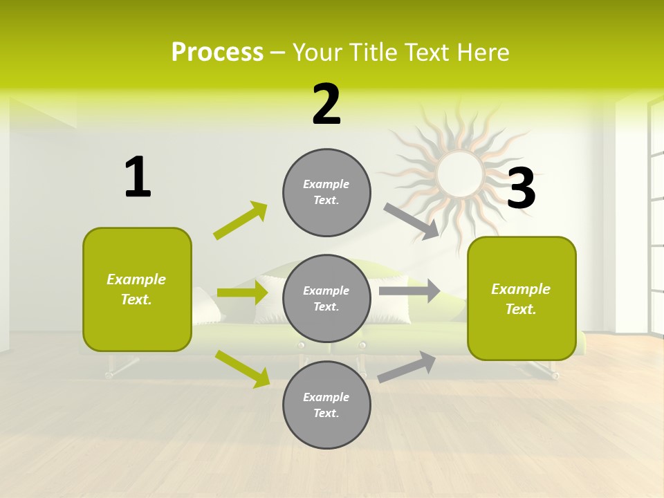Drawingroom Shade Decor PowerPoint Template