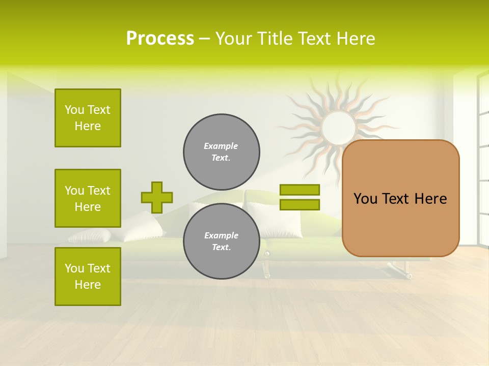 Drawingroom Shade Decor PowerPoint Template