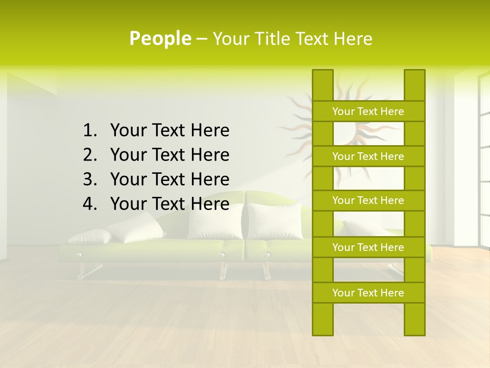 Drawingroom Shade Decor PowerPoint Template