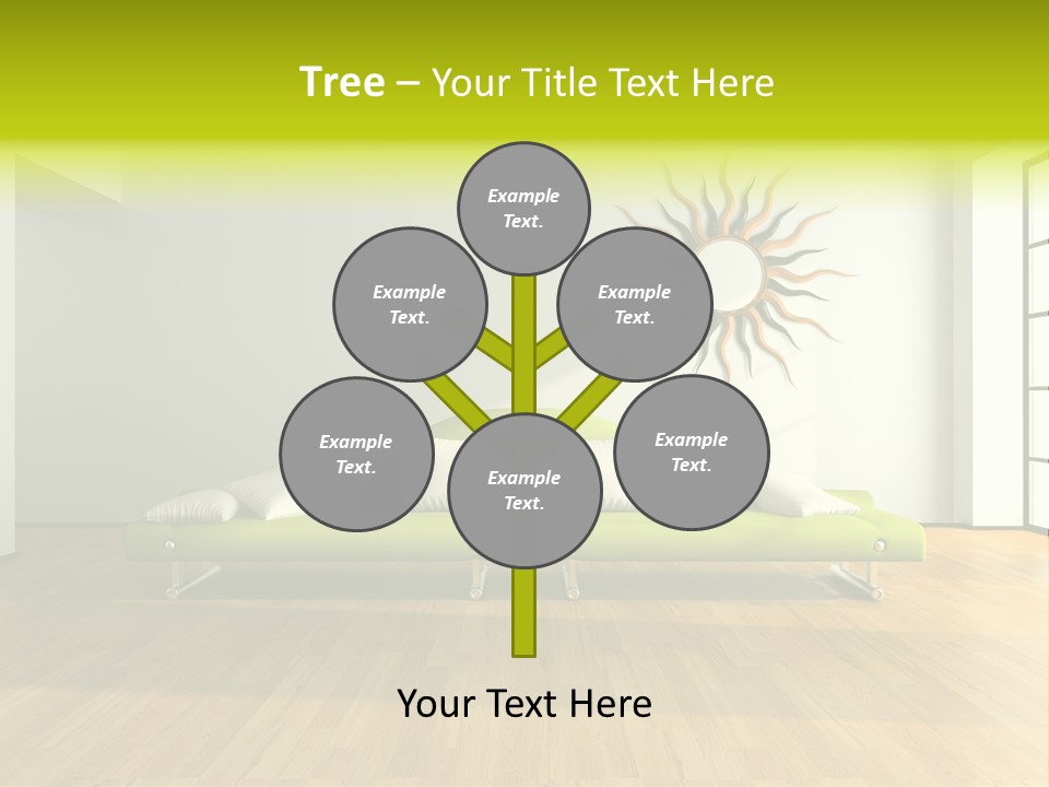 Drawingroom Shade Decor PowerPoint Template