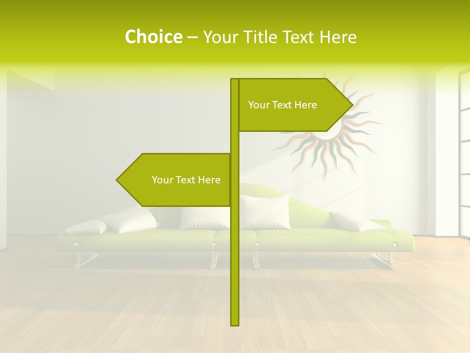 Drawingroom Shade Decor PowerPoint Template