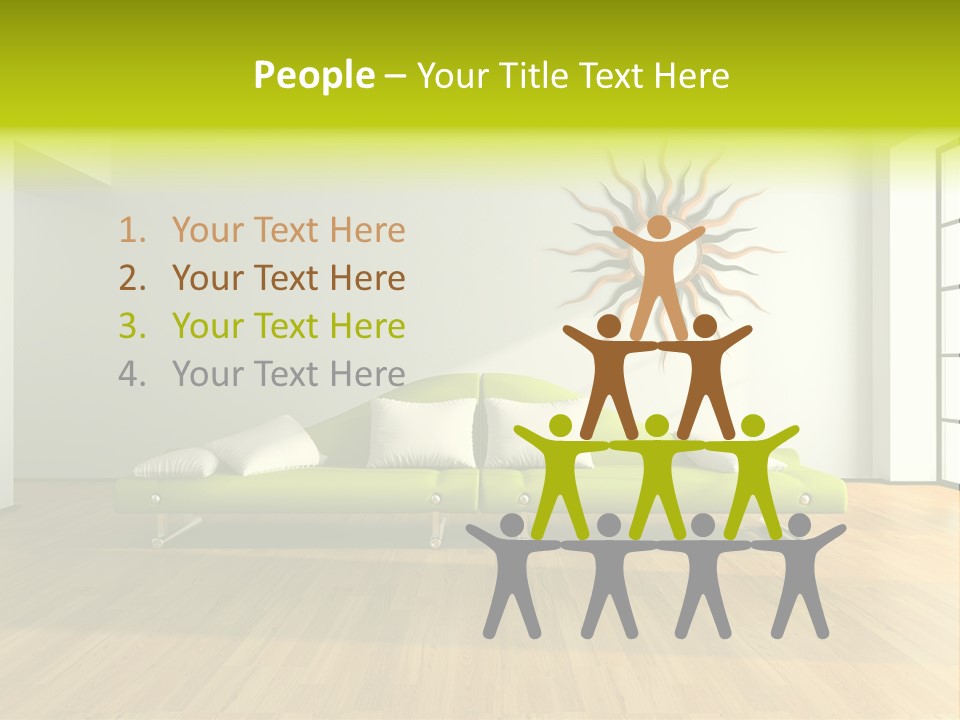 Drawingroom Shade Decor PowerPoint Template