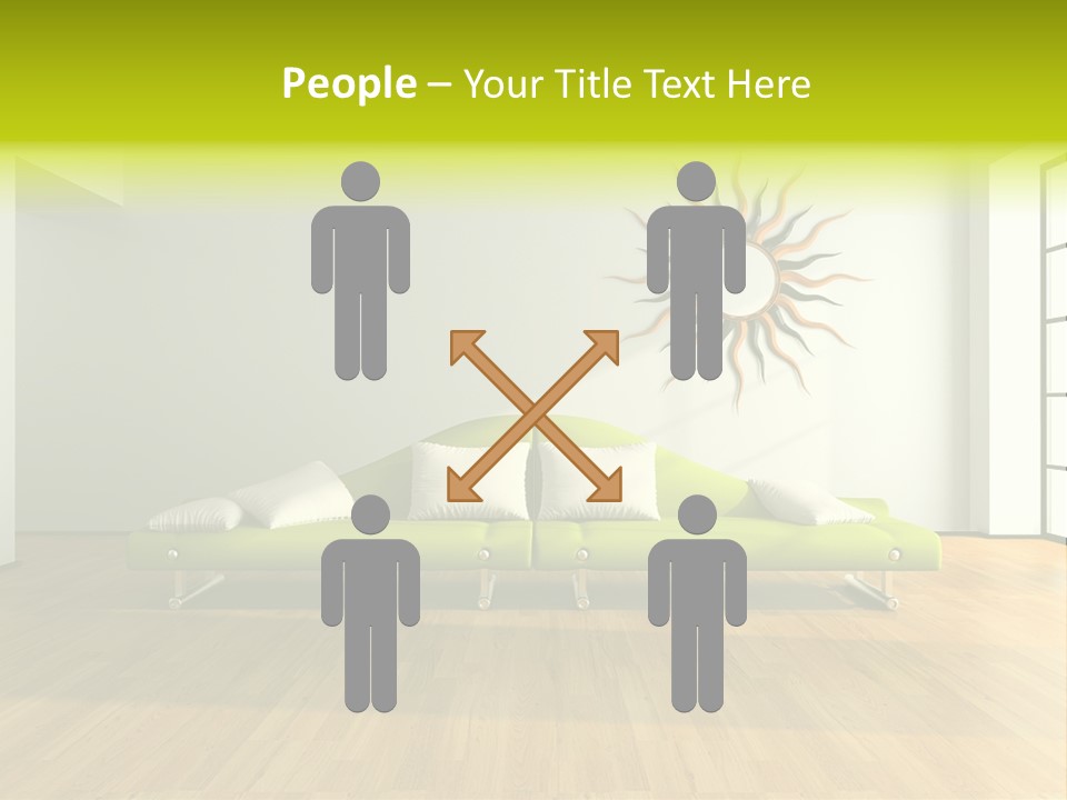 Drawingroom Shade Decor PowerPoint Template