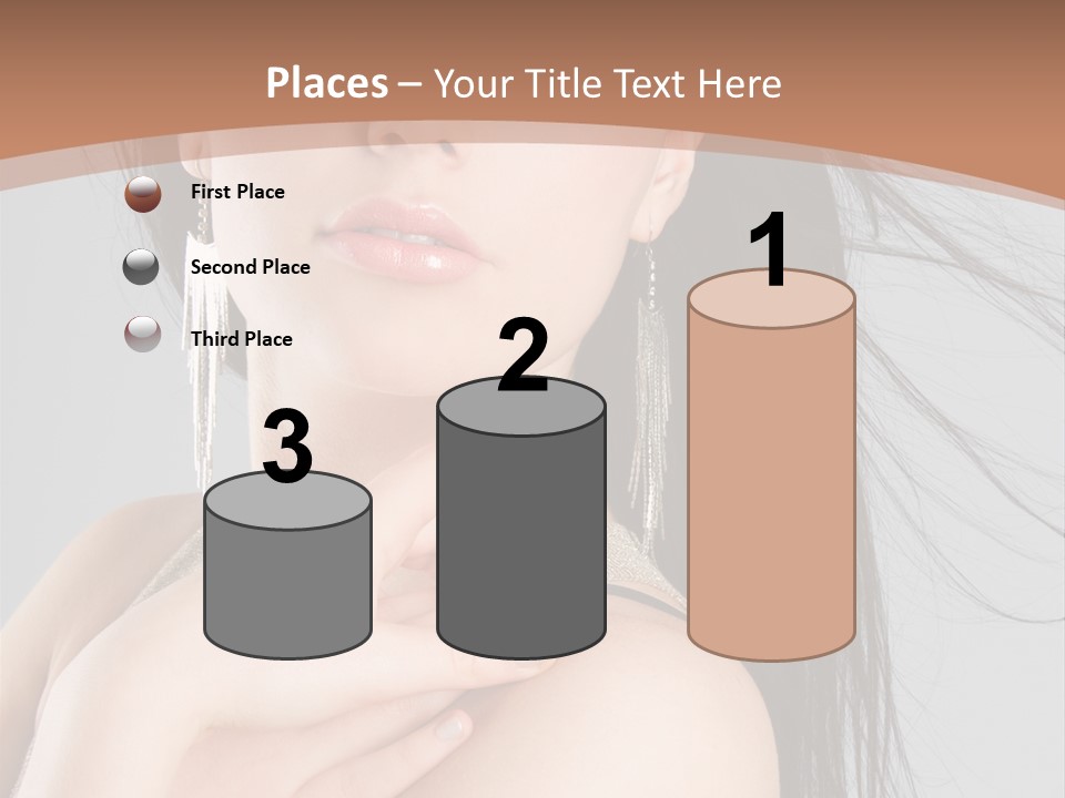 Lips Girl Female PowerPoint Template