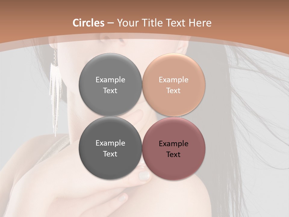 Lips Girl Female PowerPoint Template