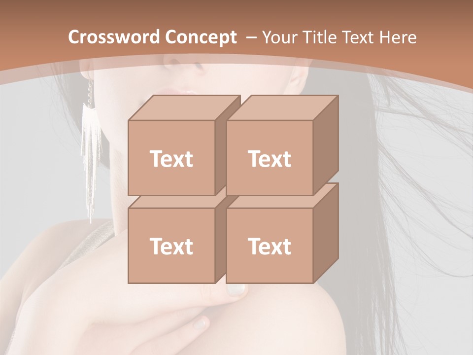 Lips Girl Female PowerPoint Template