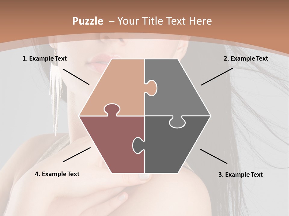 Lips Girl Female PowerPoint Template