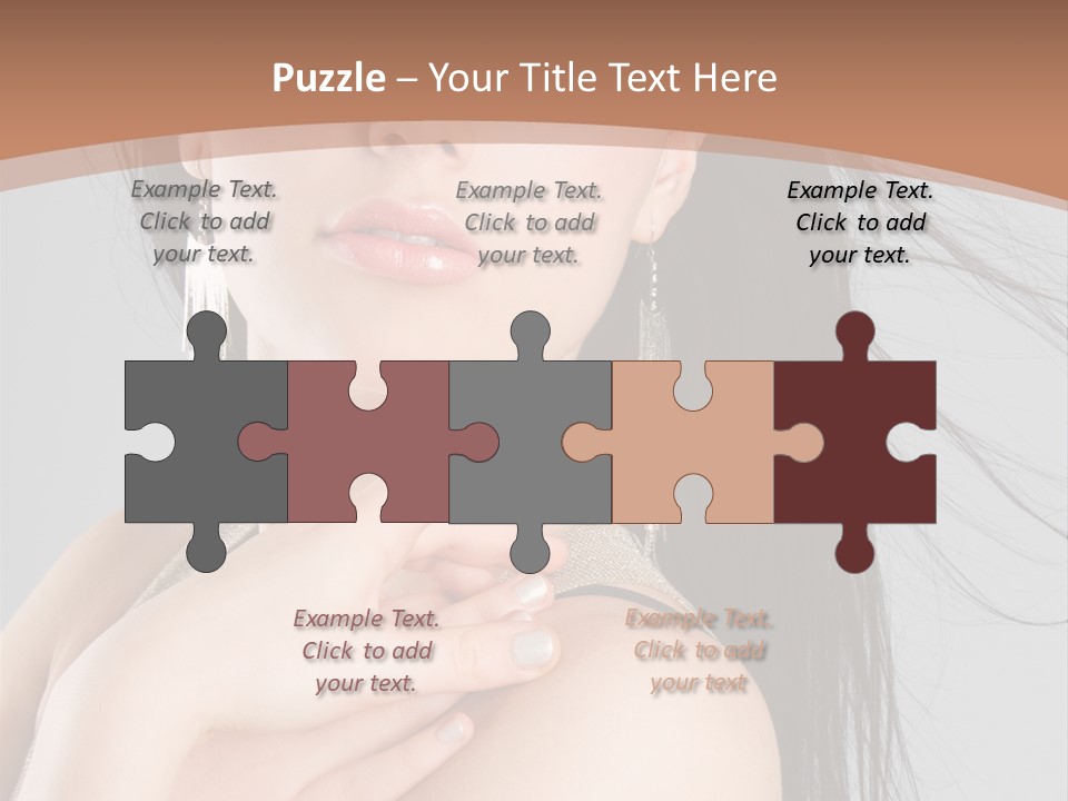 Lips Girl Female PowerPoint Template