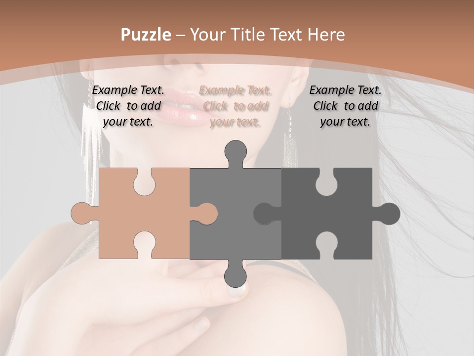 Lips Girl Female PowerPoint Template