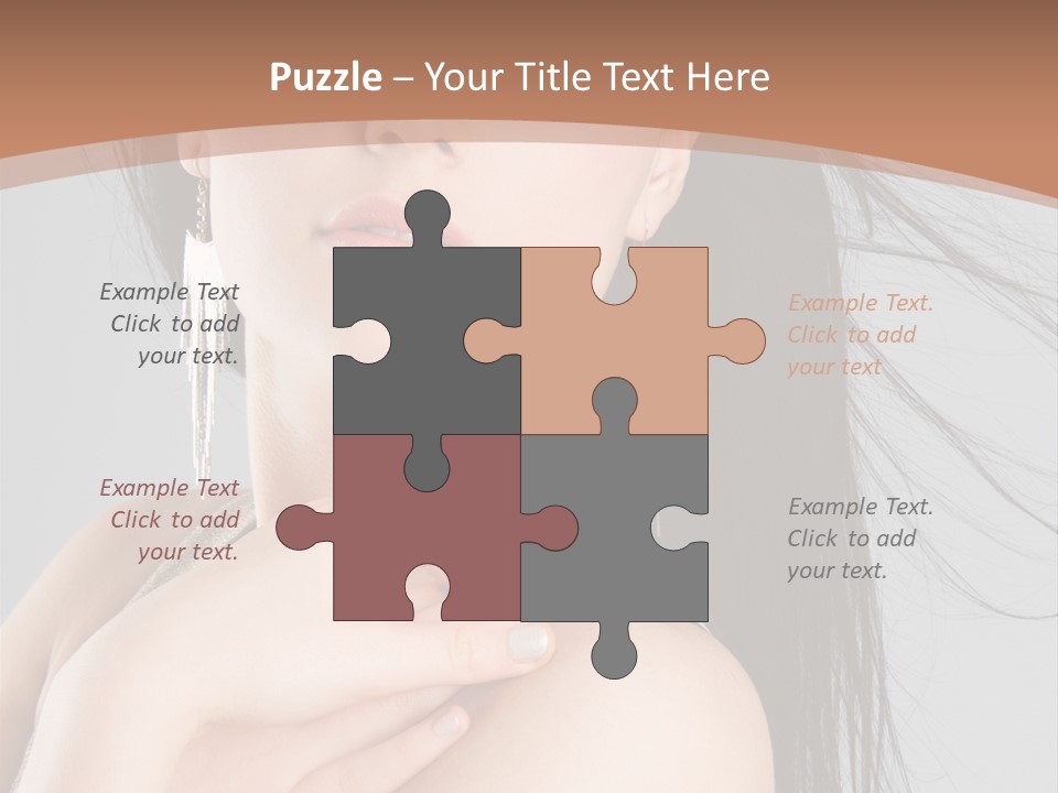 Lips Girl Female PowerPoint Template