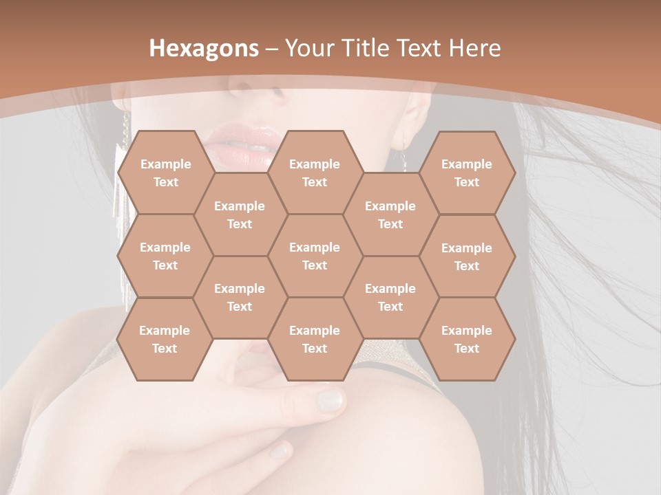 Lips Girl Female PowerPoint Template