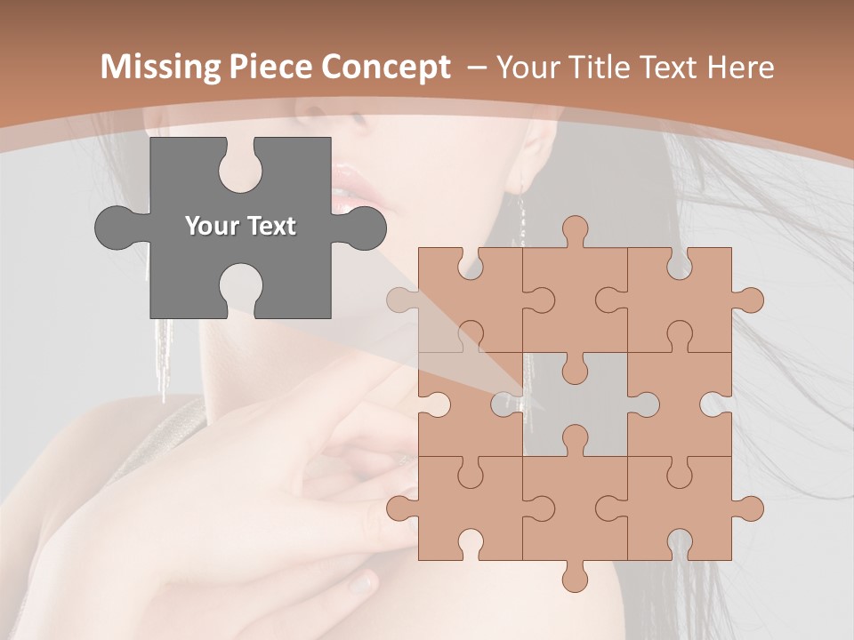 Lips Girl Female PowerPoint Template