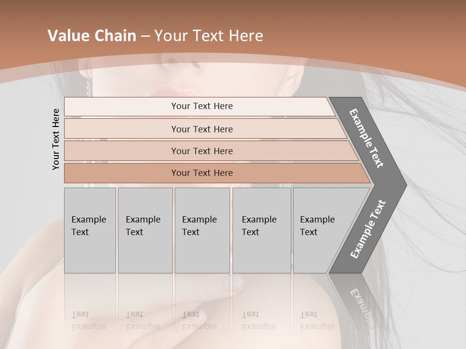 Lips Girl Female PowerPoint Template