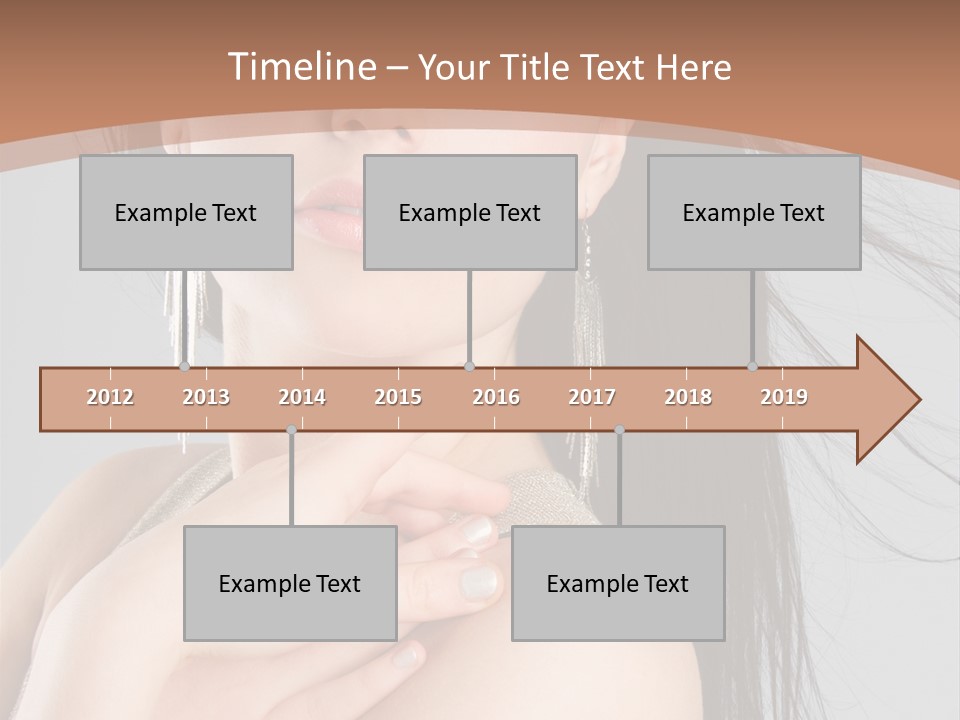 Lips Girl Female PowerPoint Template