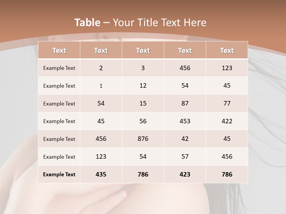 Lips Girl Female PowerPoint Template