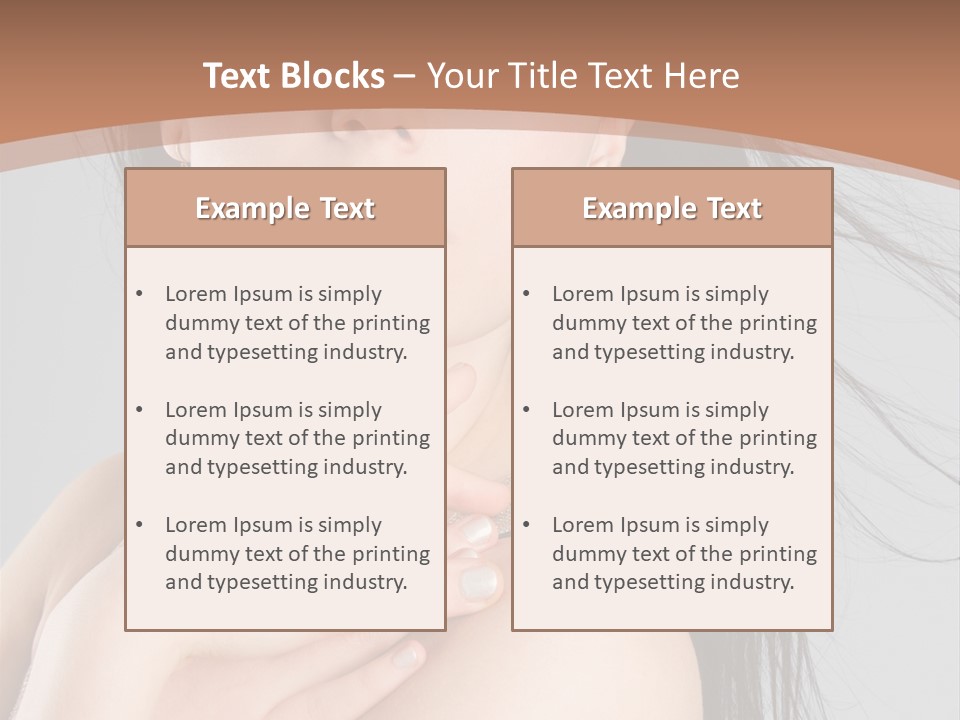 Lips Girl Female PowerPoint Template