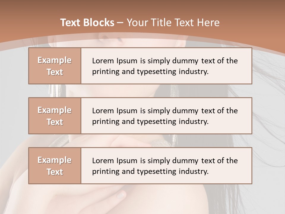 Lips Girl Female PowerPoint Template