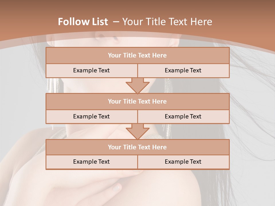 Lips Girl Female PowerPoint Template