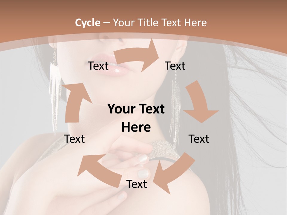 Lips Girl Female PowerPoint Template